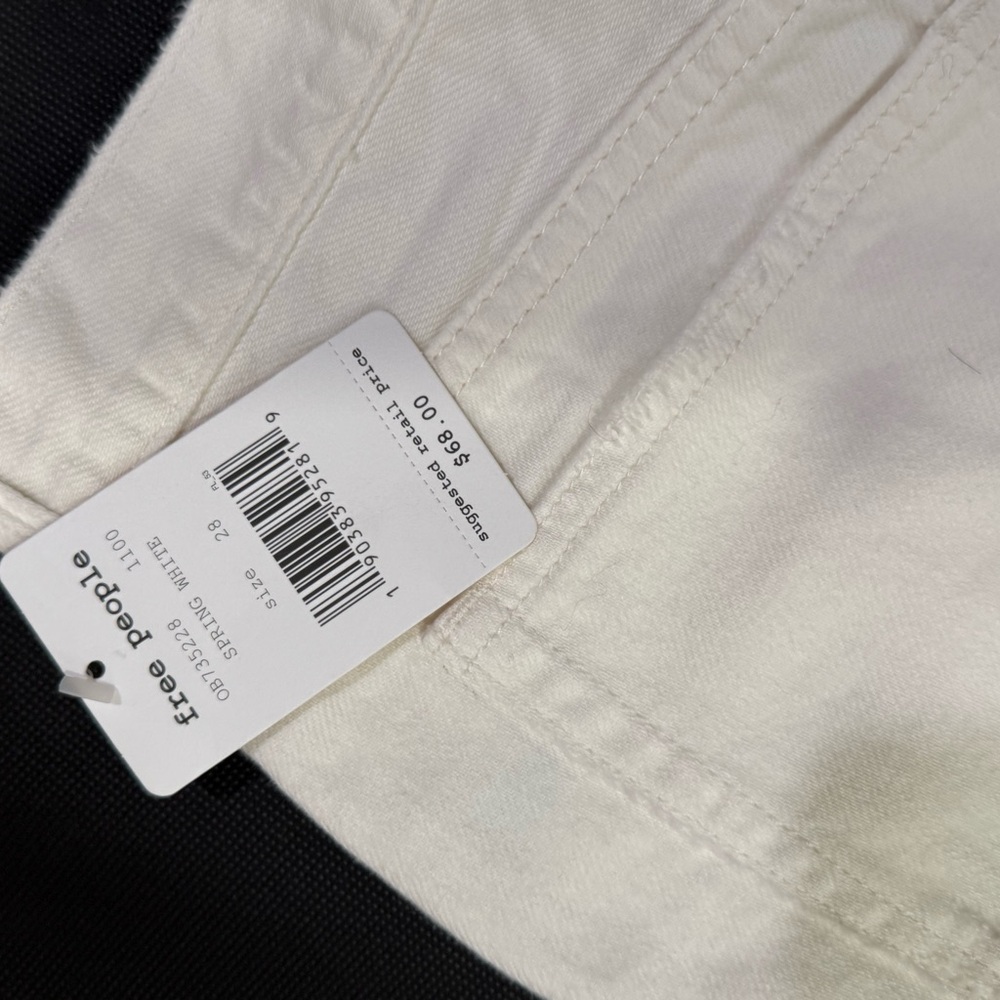 Free People Cream shorts